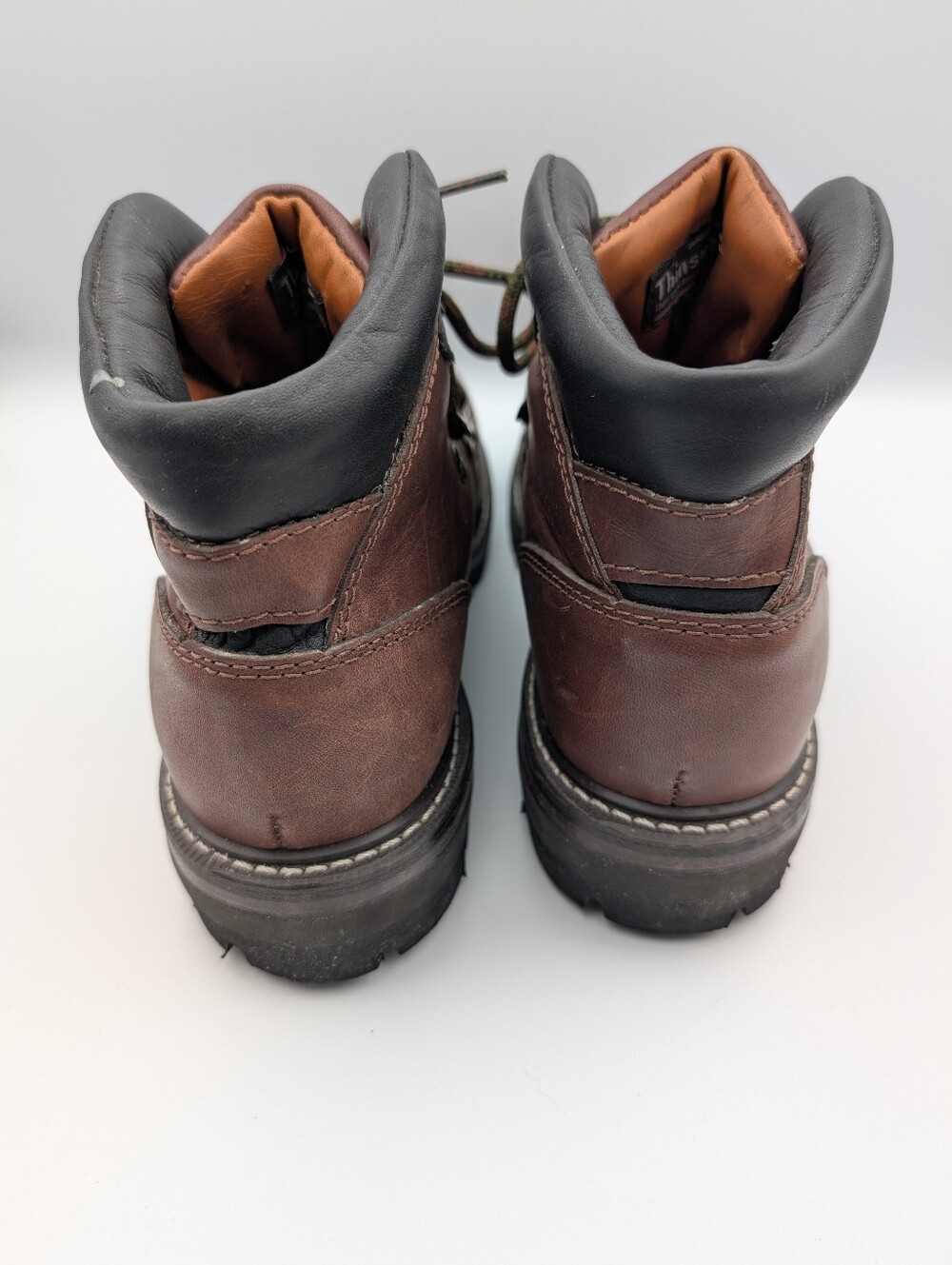 Handcrafted Prospector Hiking Boots By Canada West Boot Co. 10.5 US Oxblood - Picture 4 of 8